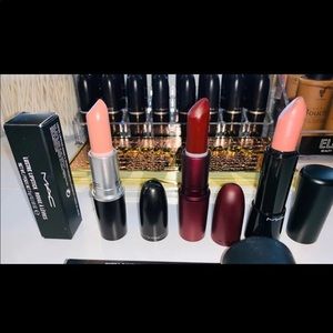 3 Mac lipsticks